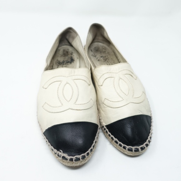 Chanel espadrilles cream sz 40 - Picture 1 of 8